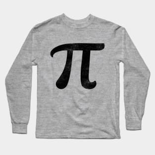 Pi Day Retro Symbol Long Sleeve T-Shirt